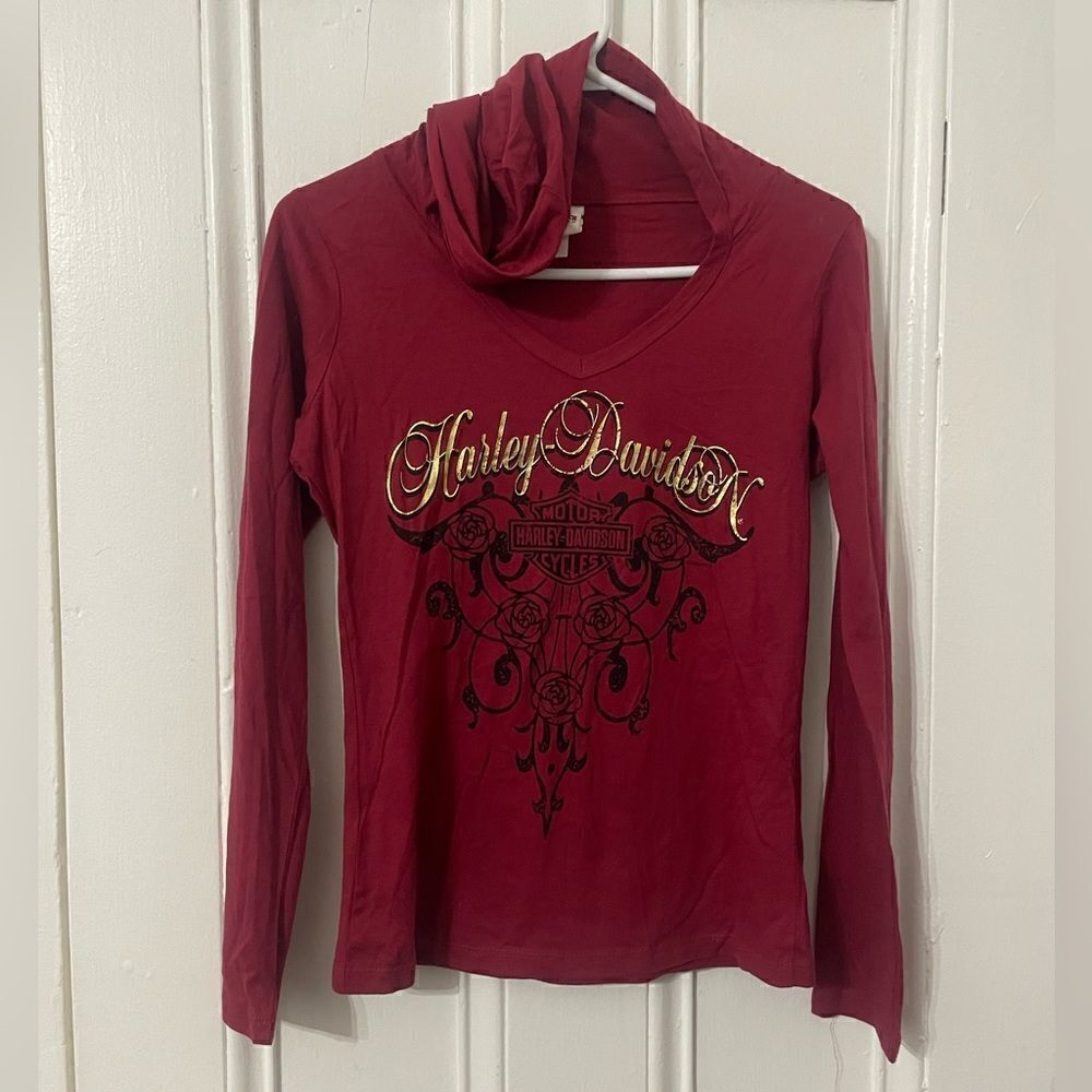Harley Davidson long sleeve shirt hoodie